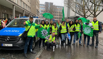 Warnstreik in Stuttgart | © © GdP-BW 2024 - alle Rechte vorbehalten